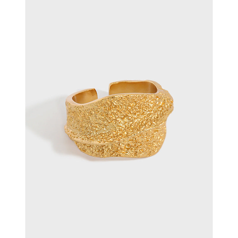 Gold Plated Round Minimalist Ring