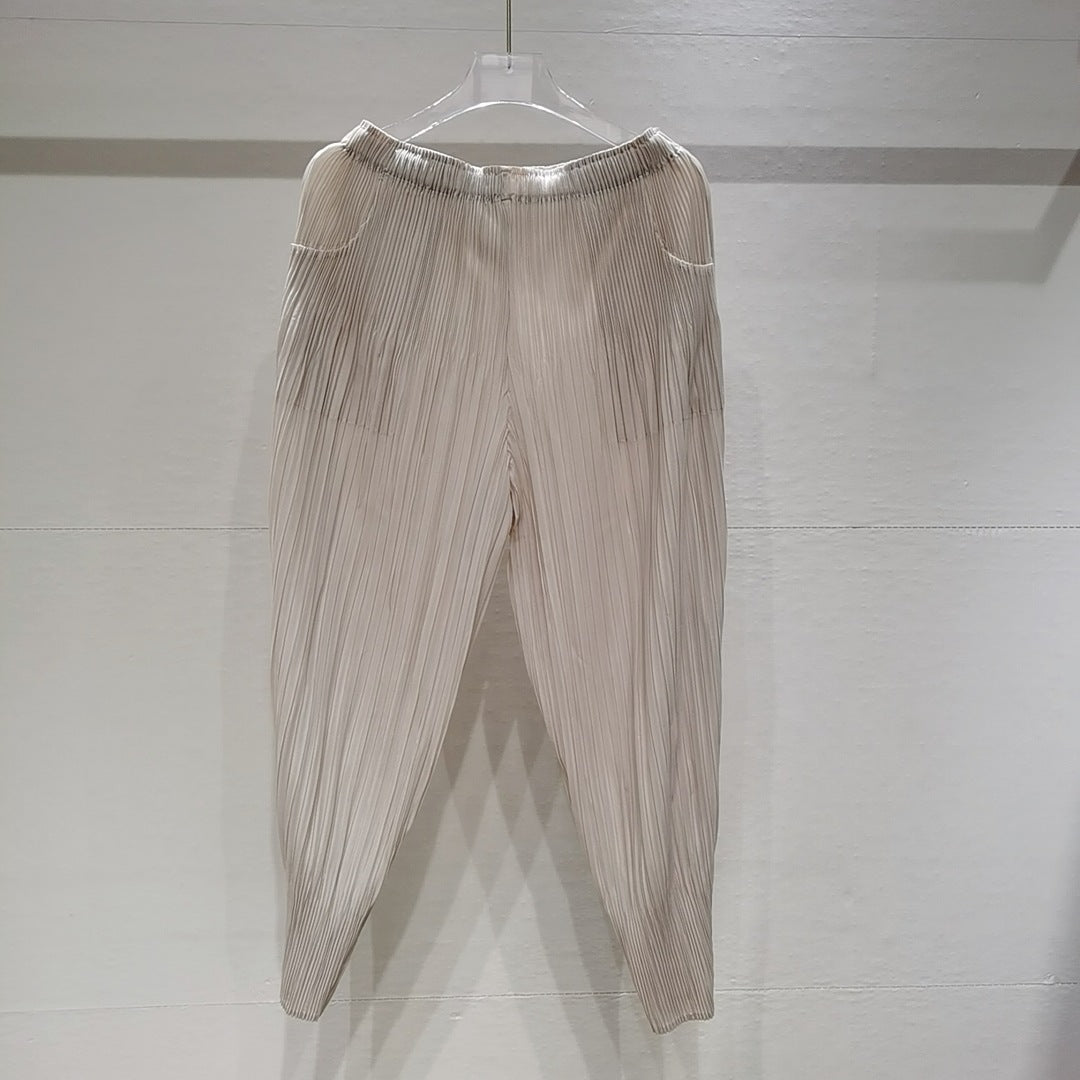 Plissé Pleated Trousers