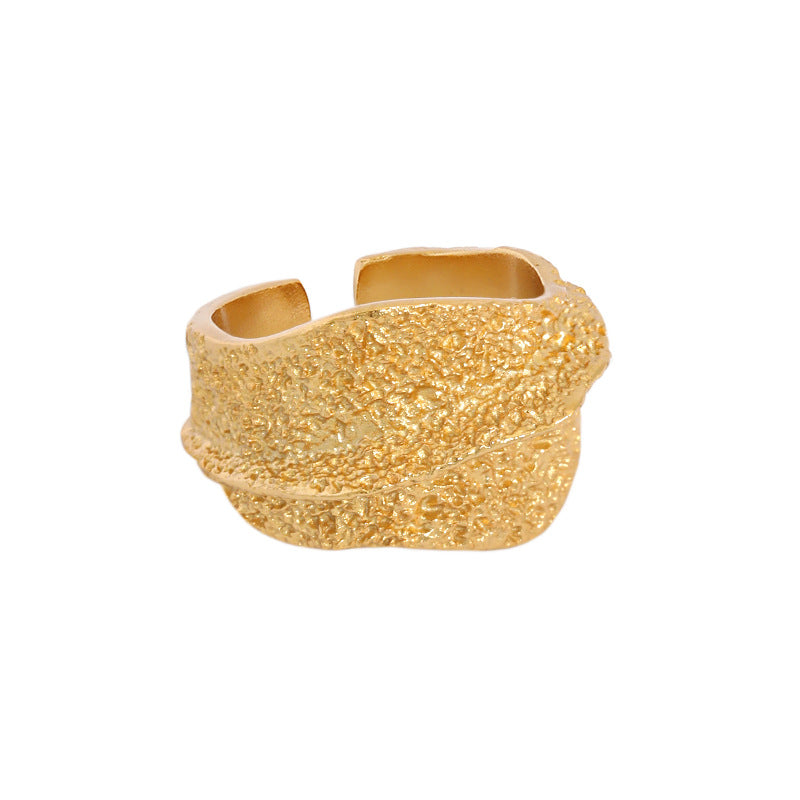 Gold Plated Round Minimalist Ring