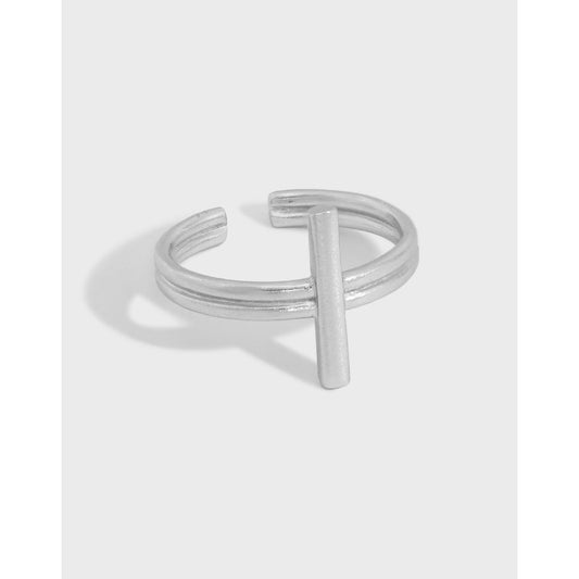 Silver knot Minimalist Ring