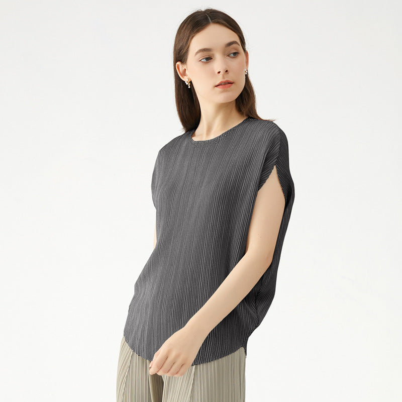 Plissé Pleated Top