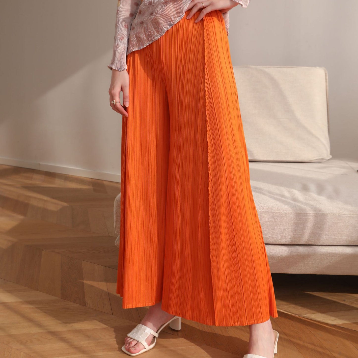 Plissé Pleated Trousers