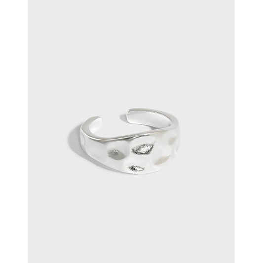 Silver Round Minimalist Ring