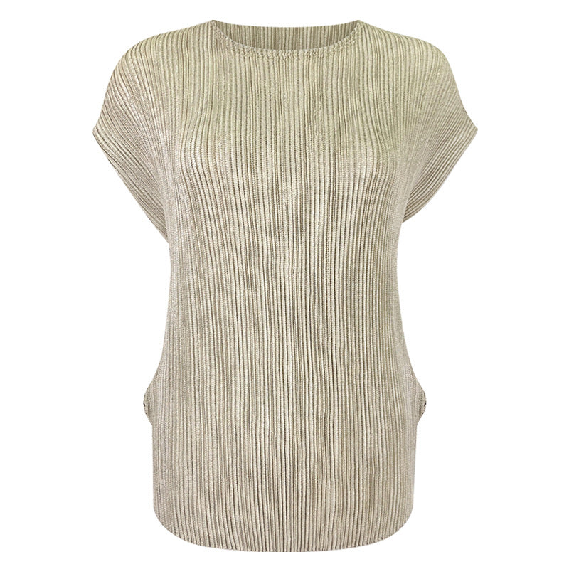 Plissé Pleated Top