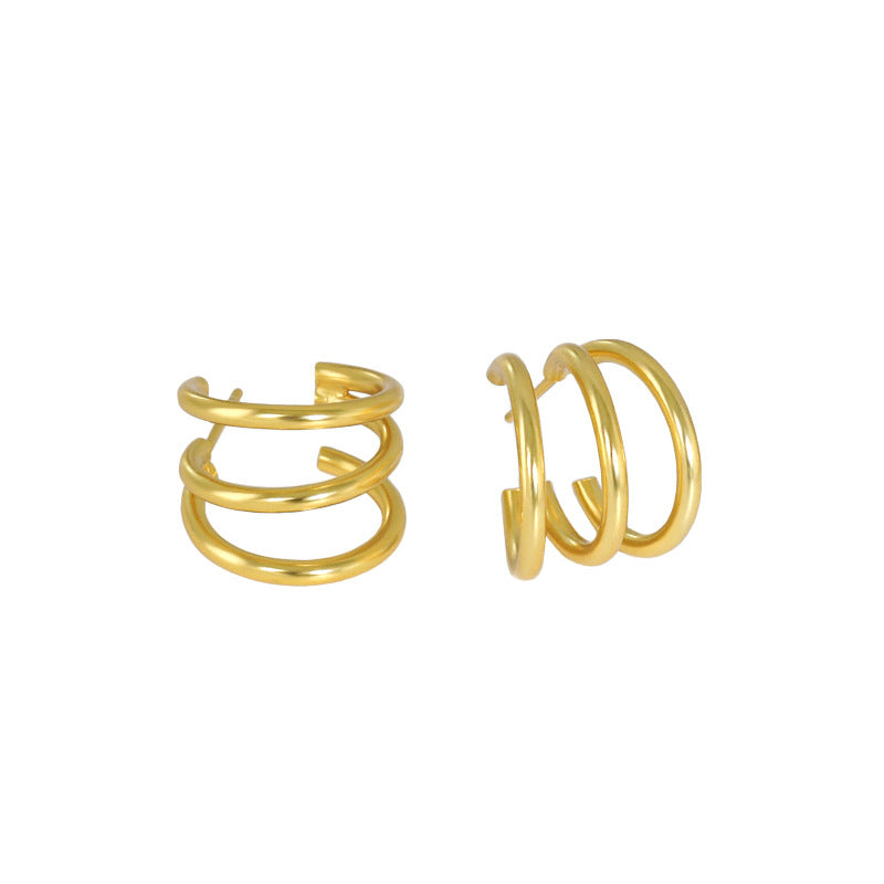 Gold Plated Conch Minimalist Earring Cuff