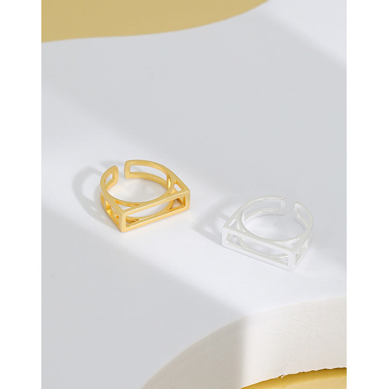 Gold Plated Handbag Minimalist Ring